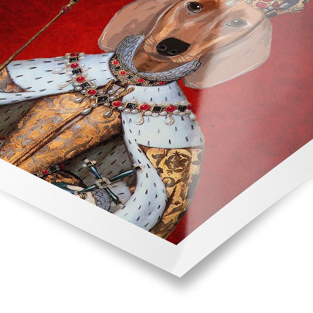 Cuadros modernos Animal Portrait - Dachshund Queen