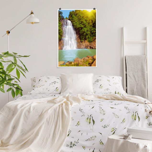 Cuadro con paisajes Waterfall Romance