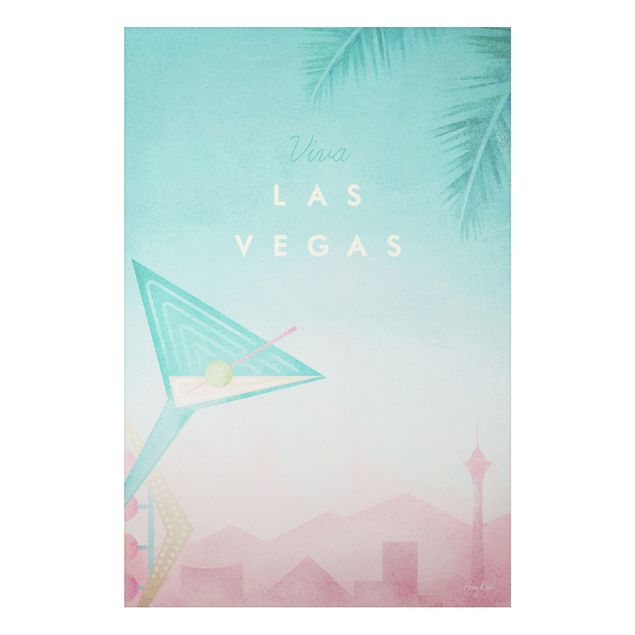 Cuadros ciudades Travel Poster - Viva Las Vegas