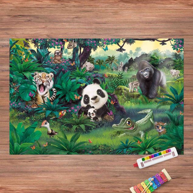 alfombra de terraza Animal Club International - Jungle With Animals