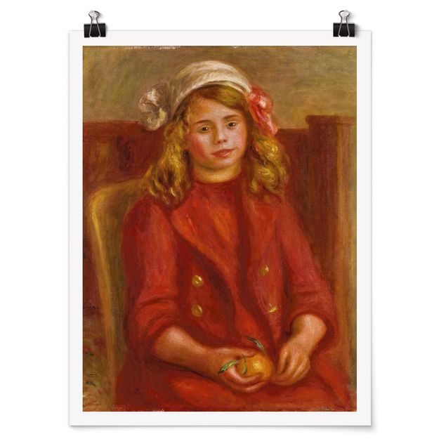 Estilos artísticos Auguste Renoir - Young Girl with an Orange