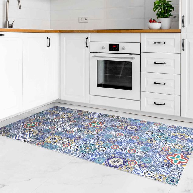 Pasilleros alfombras Backsplash - Elaborate Portoguese Tiles