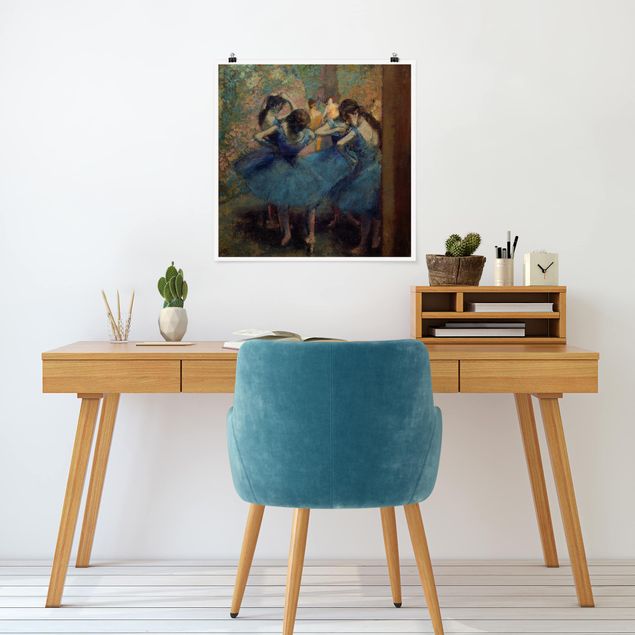 Cuadros bailarina Edgar Degas - Blue Dancers