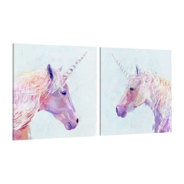 Cuadros animales Mystic Unicorn Set I