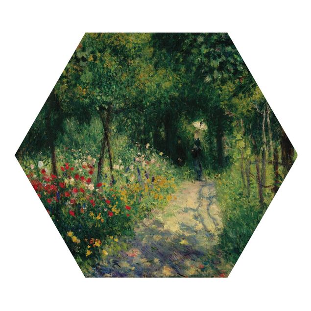 Cuadros de madera paisajes Auguste Renoir - Women In A Garden