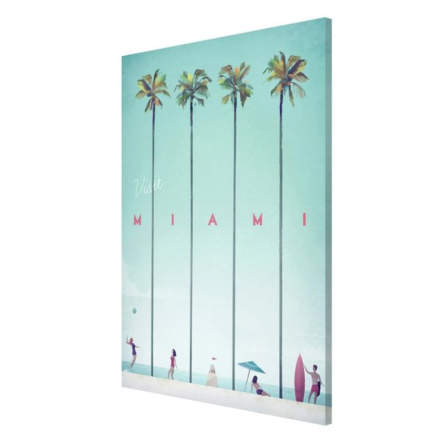 Cuadros playa Travel Poster - Miami