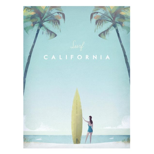 Cuadros paisajes Travel Poster - California