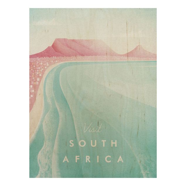 Cuadros de madera paisajes Travel Poster - South Africa