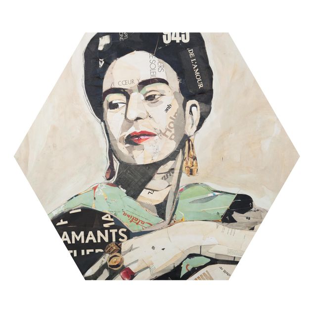 Cuadros modernos y elegantes Frida Kahlo - Collage No.4