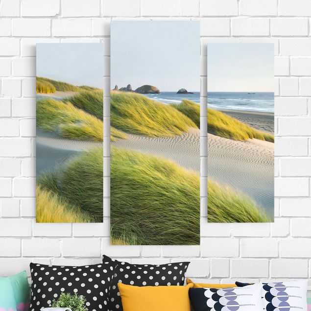Lienzos de hierba Dunes And Grasses At The Sea