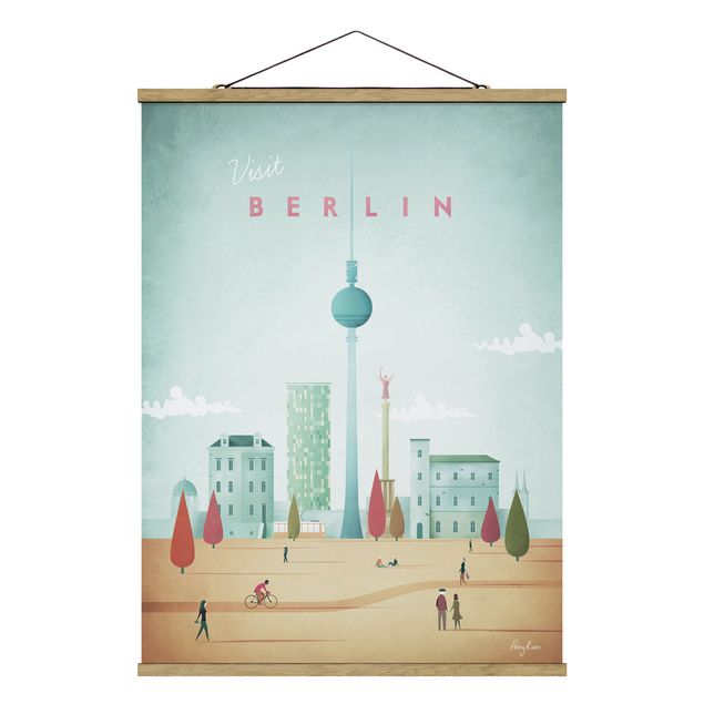 Láminas de cuadros famosos Travel Poster - Berlin