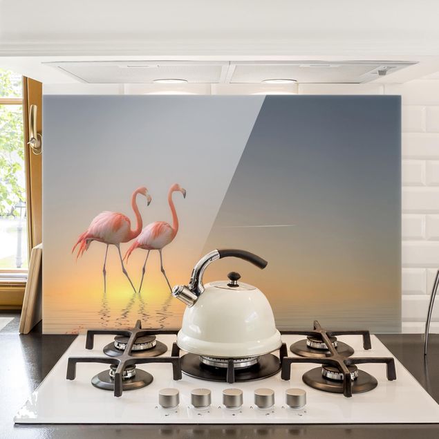 Decoración en la cocina Flamingo Love