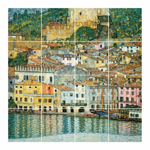 Estilos artísticos Gustav Klimt - Malcesine On Lake Garda