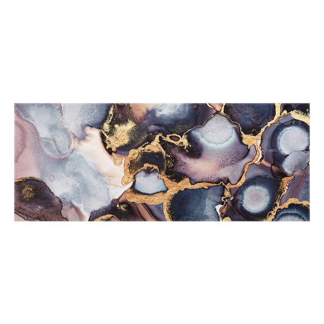 Cuadros Elisabeth Fredriksson Marble Watercolor With Gold