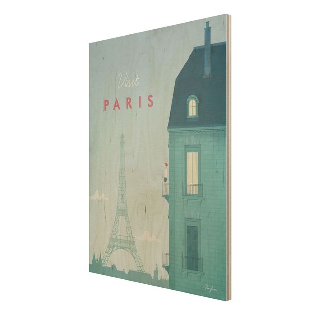 Cuadros Henry Rivers Travel Poster - Paris