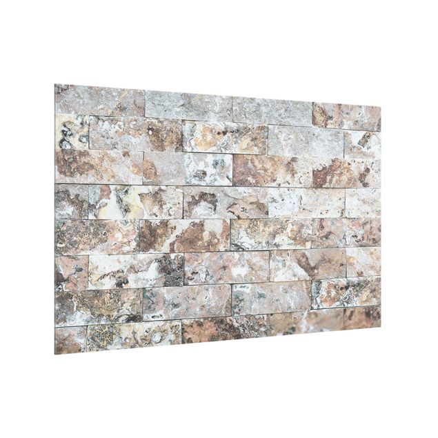 Panel antisalpicaduras cocina efecto piedra Natural Marble Stone Wall