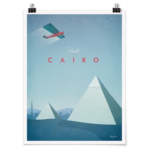 Póster cuadros famosos Travel Poster - Cairo