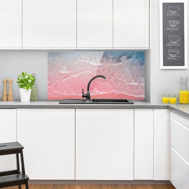 panel-antisalpicaduras-cocina Ocean In Pink