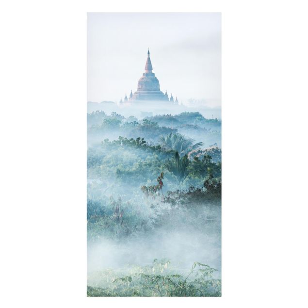 Decoración cocina Morning Fog Over The Jungle Of Bagan