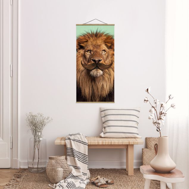 Cuadros leones Lion With Beard