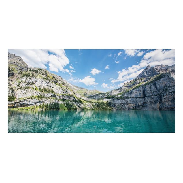 Cuadros de Suiza Divine Mountain Lake
