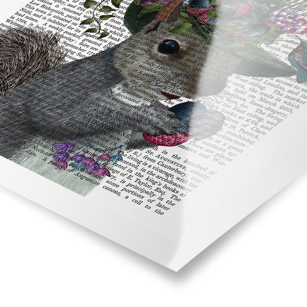 Cuadros decorativos Fowler - Squirrel With Acorns