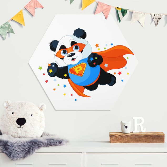 Decoración habitación infantil Super Panda