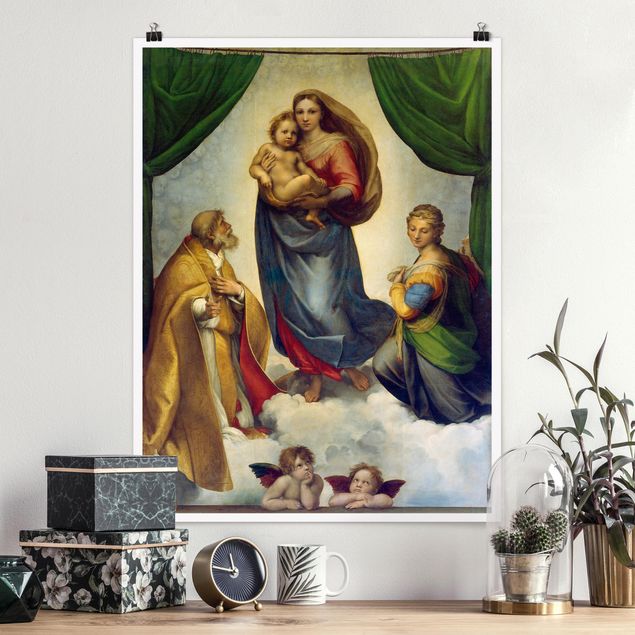 Cuadros Expresionismo Raffael - The Sistine Madonna