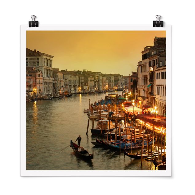 Póster ciudades del mundo Grand Canal Of Venice