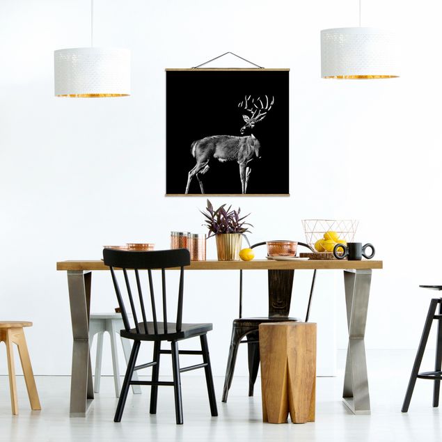 Cuadros decorativos modernos Deer In The Dark