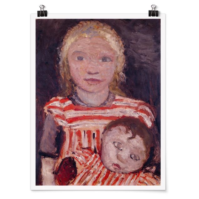 Estilos artísticos Paula Modersohn-Becker - Girl with Doll