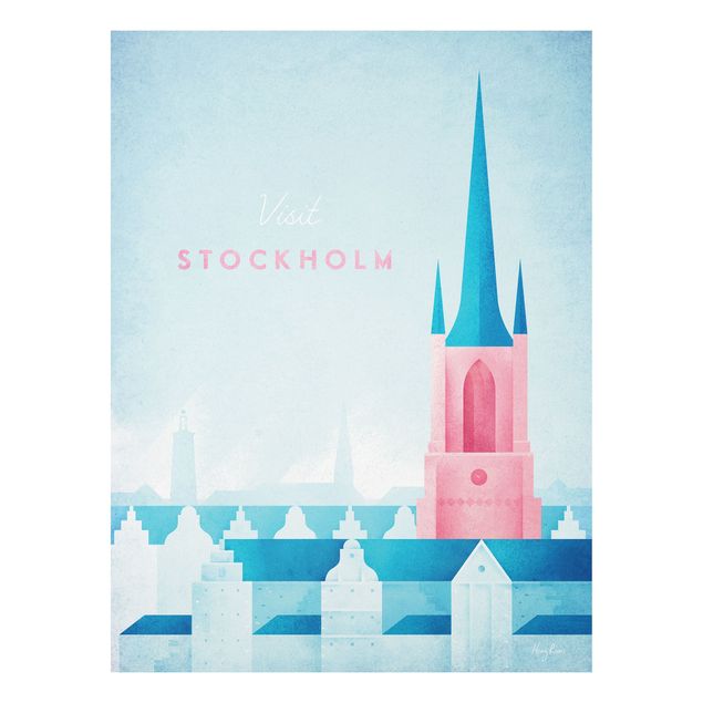 Cuadros ciudades Travel Poster - Stockholm