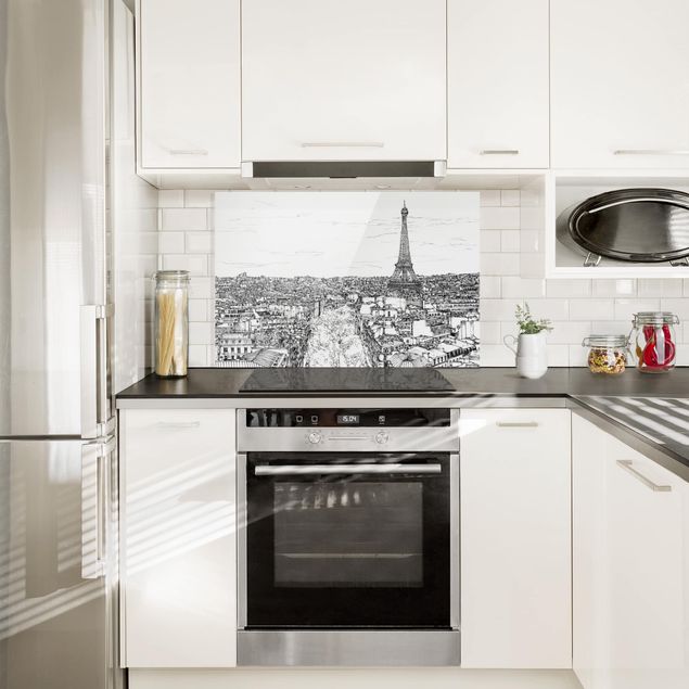 Salpicadero cocina cristal City Study - Paris
