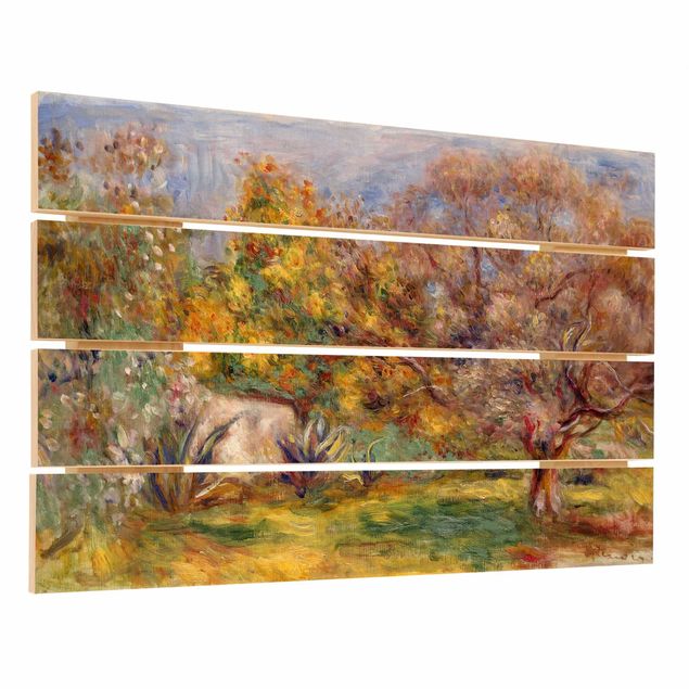 Cuadros de madera paisajes Auguste Renoir - Olive Garden