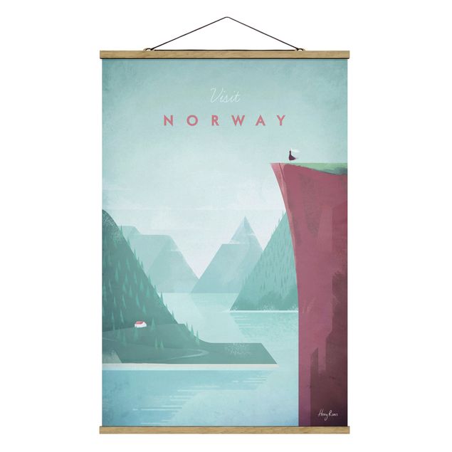 Cuadros de ciudades Travel Poster - Norway