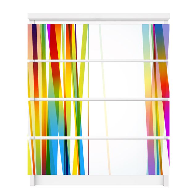 papel-adhesivo-para-muebles Rainbow Stripes