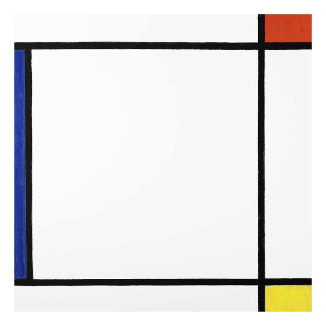 Cuadros modernos Piet Mondrian - Composition III with Red, Yellow and Blue