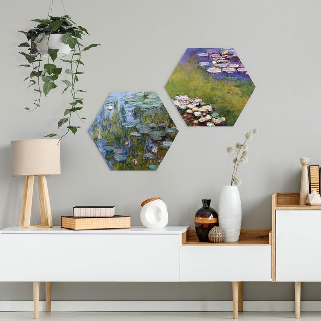 Cuadro del Impresionismo Claude Monet - Water Lilies Set
