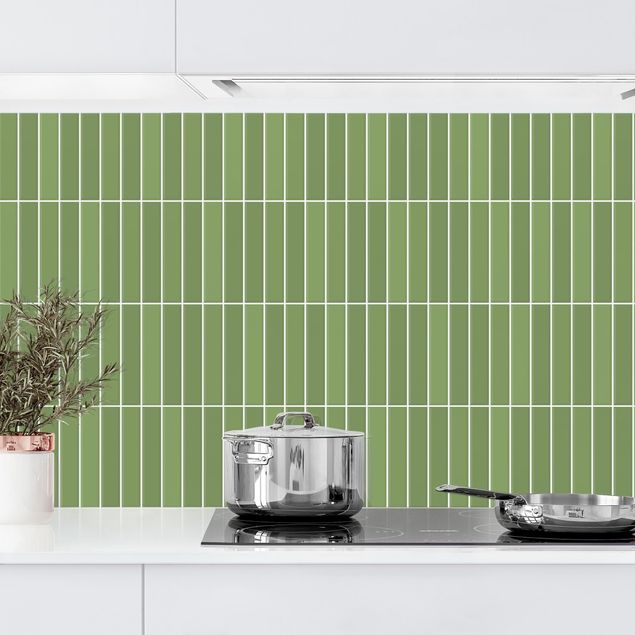 Decoración en la cocina Subway Tiles - Green