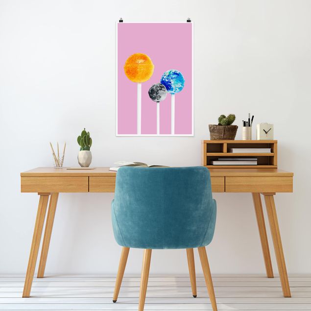 Cuadros famosos Lollipops With Planets