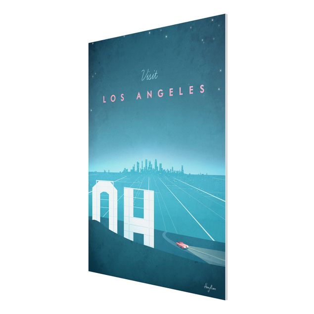 Láminas de cuadros famosos Travel Poster - Los Angeles