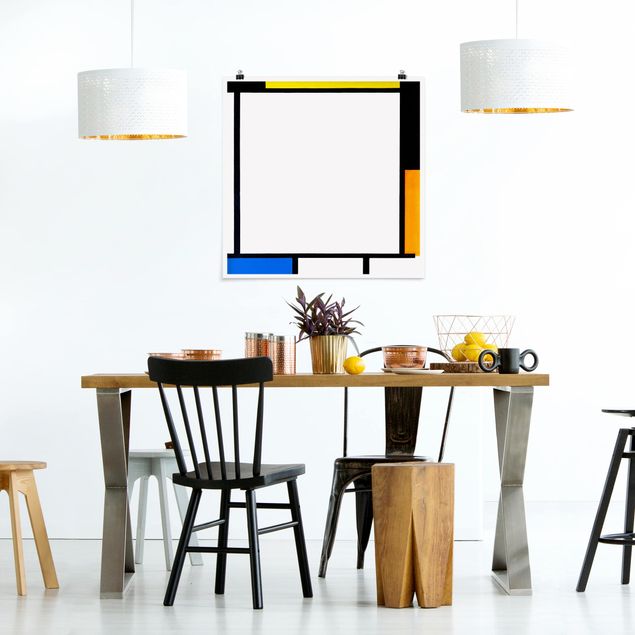 Decoración de cocinas Piet Mondrian - Composition II