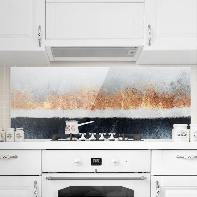 Decoración de cocinas Golden Horizon Watercolor