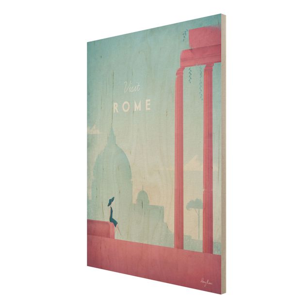 Cuadros Henry Rivers Travel Poster - Rome