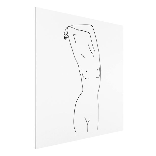 Estilos artísticos Line Art Nude Black And White