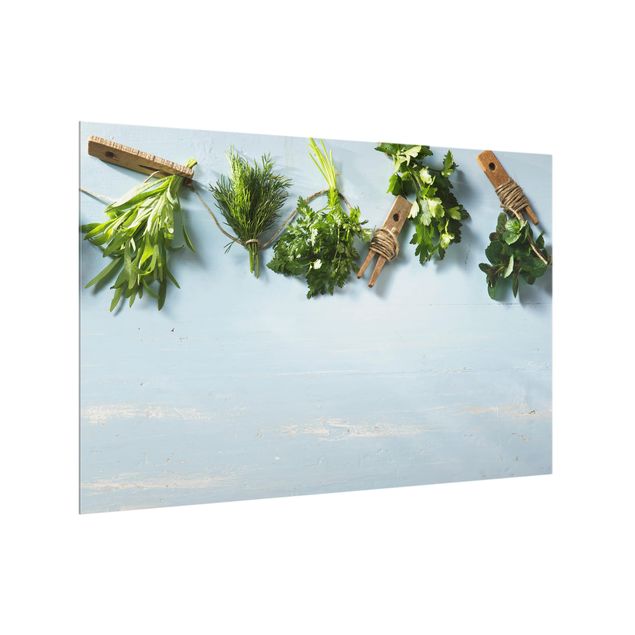 panel-antisalpicaduras-cocina Bundled Herbs