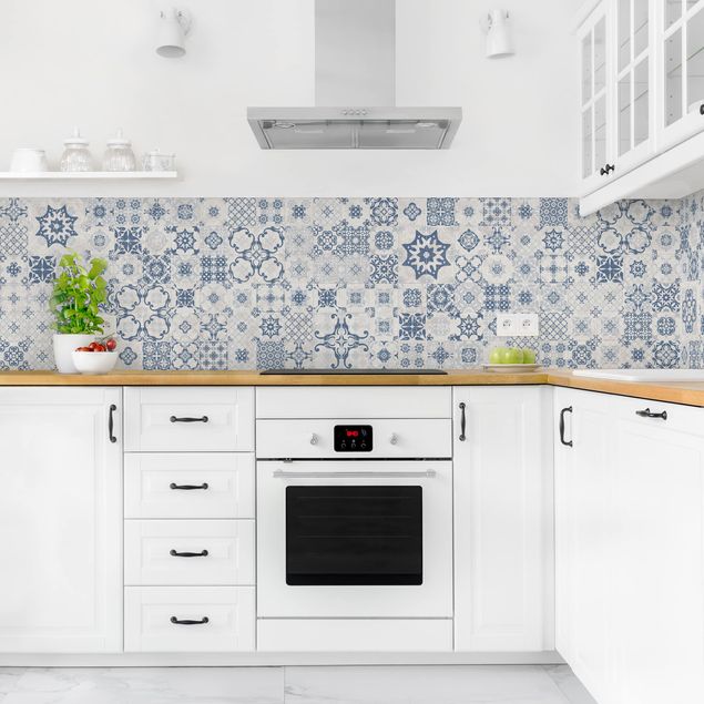 Salpicaderos de cocina efecto teja Ceramic Tiles Agadir Blue