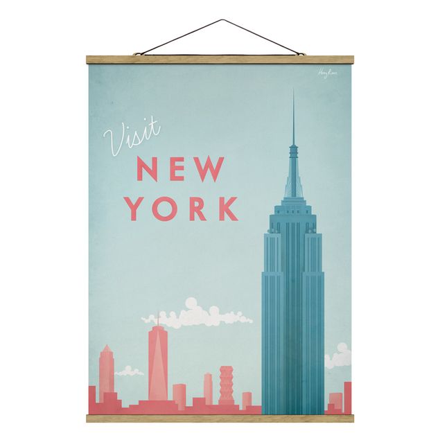 Reproducciónes de cuadros Travel Poster - New York