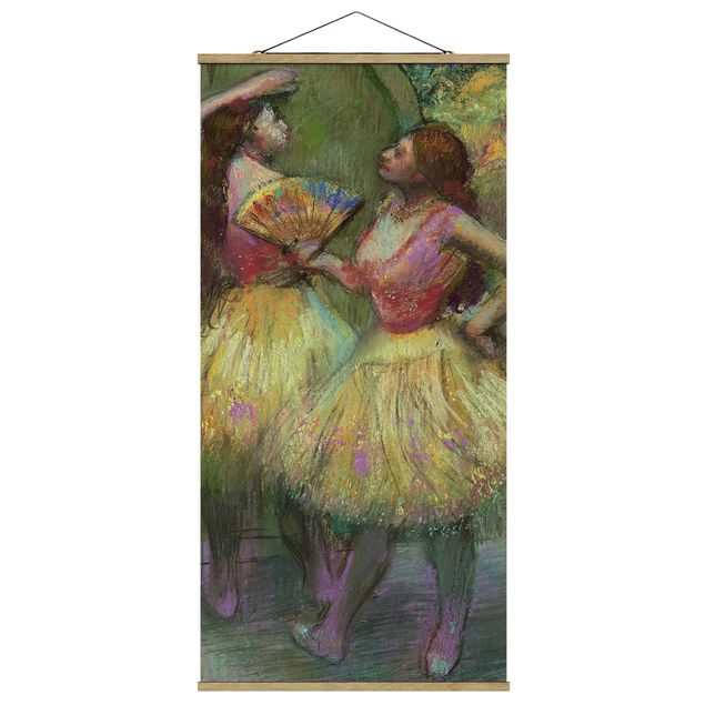 Láminas cuadros famosos Edgar Degas - Two Dancers Before Going On Stage