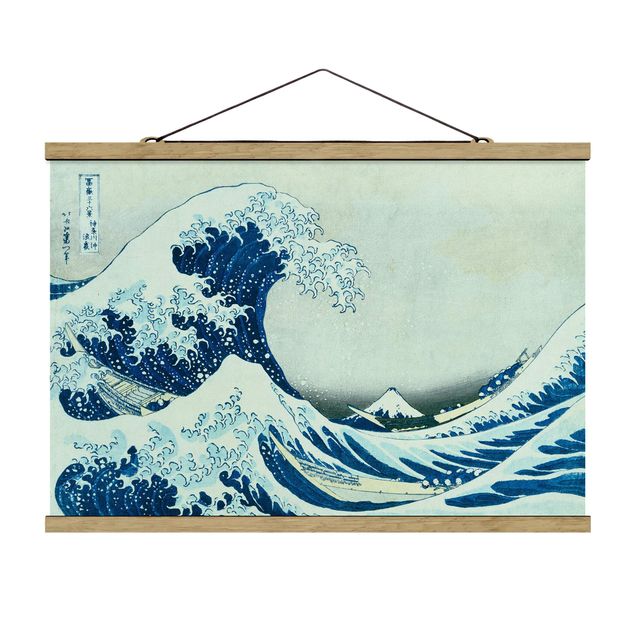 Cuadros de montañas Katsushika Hokusai - The Great Wave At Kanagawa